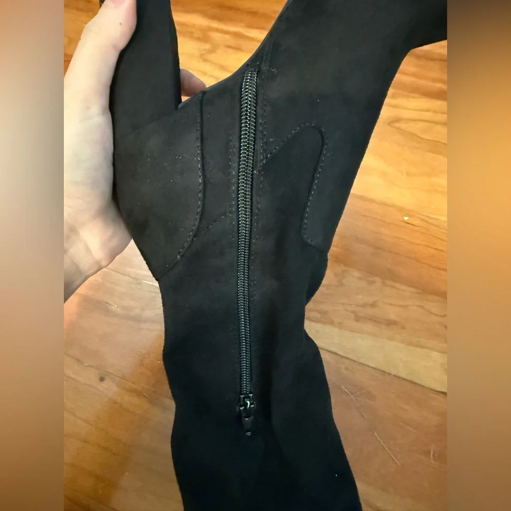 Black Over-the-Knee Women's Boots